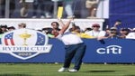 Jon Rahm tees off at 2023 Ryder Cup