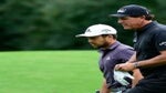 phil mickelson and xander schauffele walk